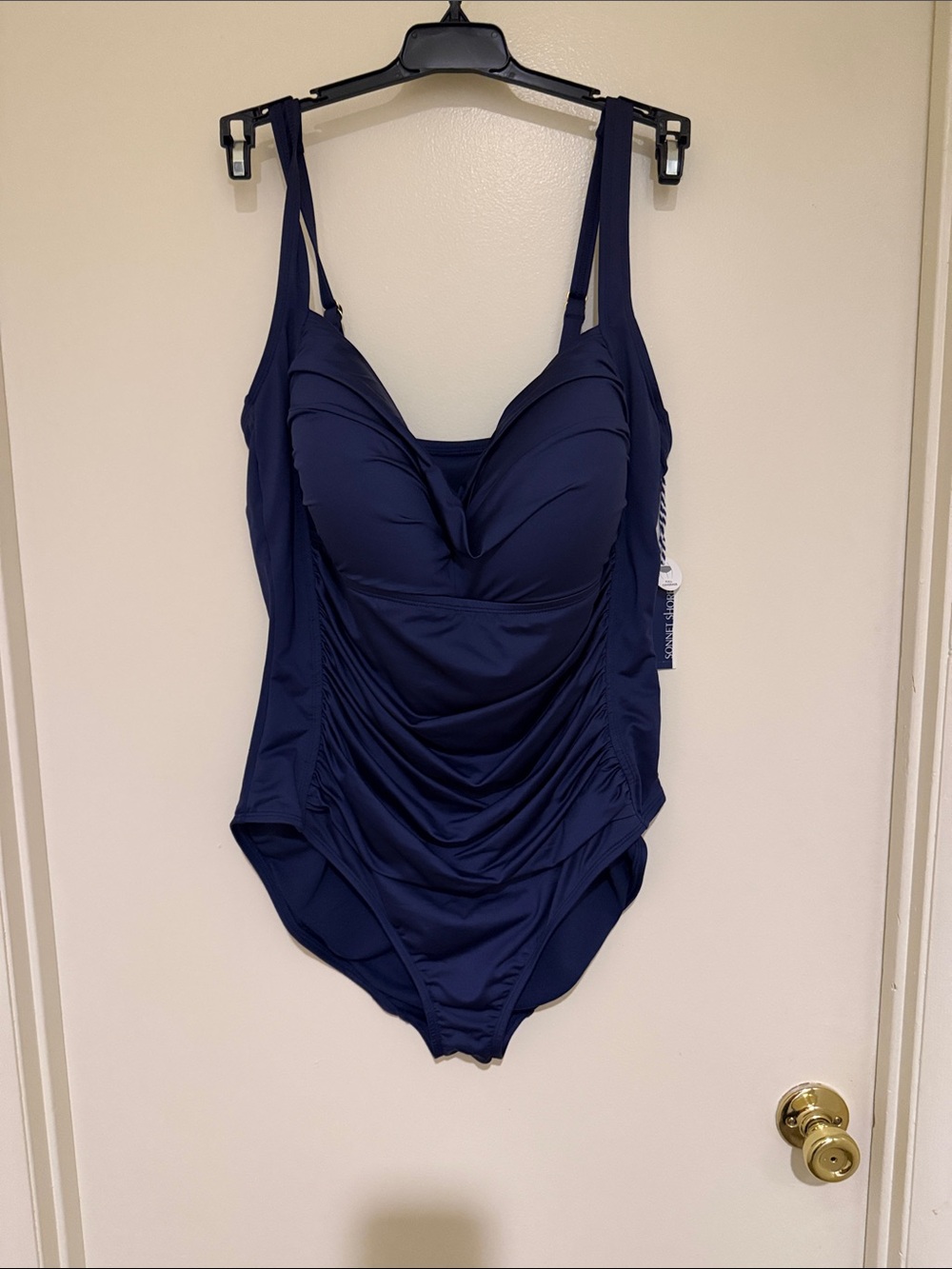 jcpenney Navy One-Piece Swimsuit with Molded Cups
